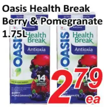 Seasons Foodmart Oasis health break berry & pomegranate offer