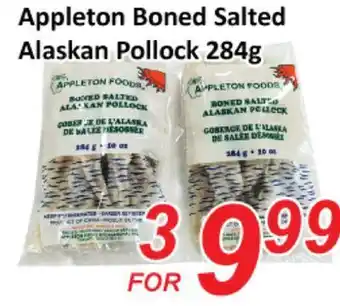 Seasons Foodmart Appleton boned salted alaskan pollock 284g offer
