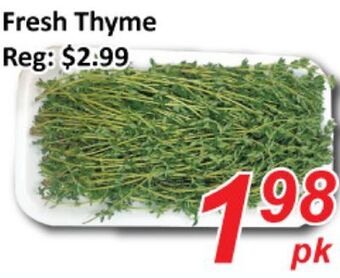 Seasons Foodmart Fresh thyme offer