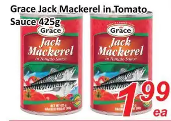 Seasons Foodmart Grape jack mackerel in tomato sauce 425g offer