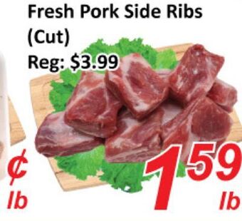 Seasons Foodmart Fresh pork side ribs offer