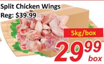 Seasons Foodmart Split chicken wings offer