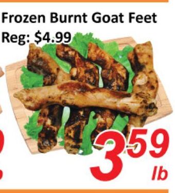 Seasons Foodmart Frozen burnt goat feet offer