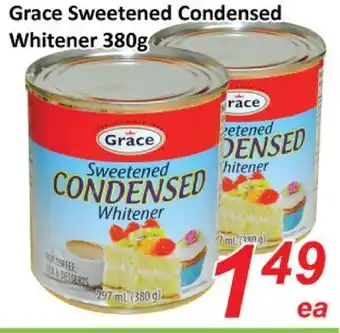 Seasons Foodmart Grace sweetened condensed whitener 380g offer