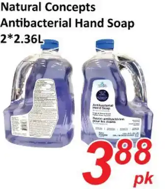Seasons Foodmart Natural concepts antibacterial hand soap offer