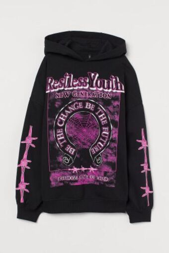 H&M Printed hoodie offer