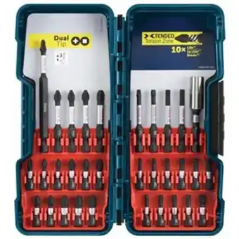 Lowe's Bosch impact tough 32-piece screwdriver bit set offer