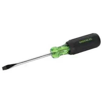 Lowe's Greenlee 1/4-in cabinet tip 4-in flat screwdriver offer
