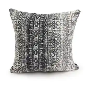 Lowe's Allen + roth 24-in outdoor grey throw pillow offer