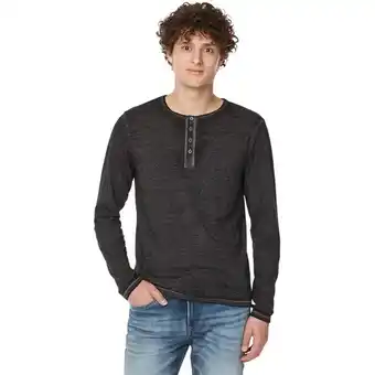Walmart Men's ijeans long-sleeved henley top offer