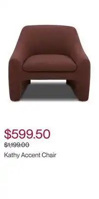 Hudson's Bay Kathy accent chair offer