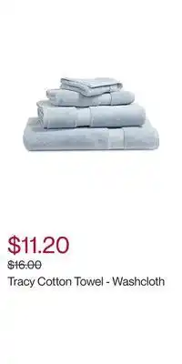 Hudson's Bay Tracy cotton towel - washcloth offer