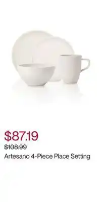 Hudson's Bay Artesano 4-piece place setting offer