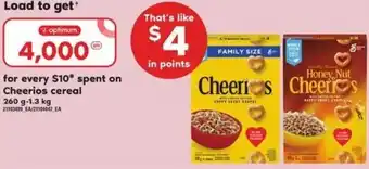 Loblaws Cheerios Cereal 260g-1.3Kg offer