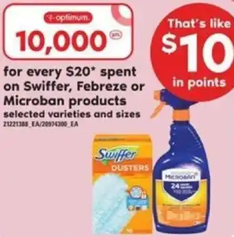 Loblaws Swiffer, Febreze Or Microban Products offer