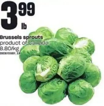 Loblaws Brussels Sprouts 8.80Kg offer
