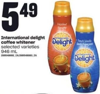 Loblaws International Delight Coffee Whitener 946ml offer