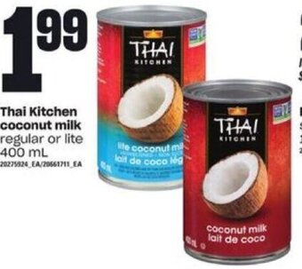 Loblaws Thai Kitchen Coconut Milk 400ml offer