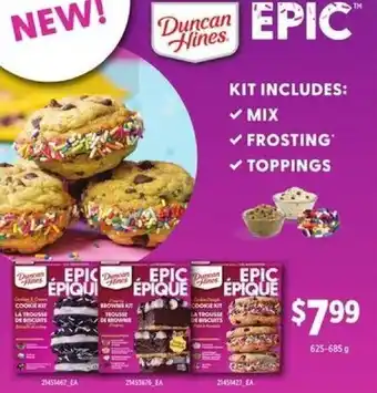 Loblaws Epic Kit Includes: Mix, Frosting, Toppings offer