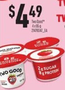 Loblaws Two Good 4x95g offer