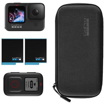Best Buy Gopro hero9 black 5k sports camera bundle with smart remote 3.0, battery, & accessories offer