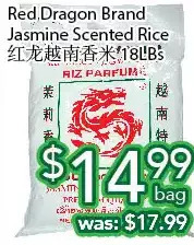 Ample Food Market Red dragon brand jasmine scented rice offer