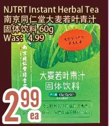 Bestco Food Mart Njtrt instant herbal tea offer