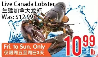 Bestco Food Mart Live canada lobster offer