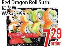Bestco Food Mart Red dragon roll sushi offer
