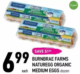 Burnbrae farms naturegg organic medium eggs