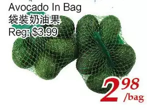 Tone Tai Supermarket Avocado in bag offer