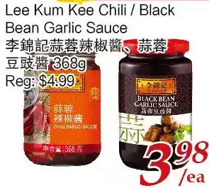 Tone Tai Supermarket Lee kum kee chili/black bean garlic sauce offer