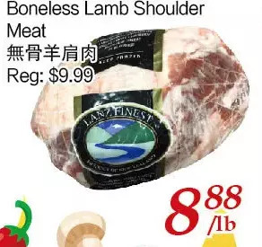 Tone Tai Supermarket Boneless lamb shoulder offer