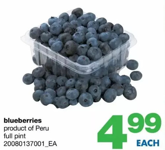 Wholesale Club Blueberries offer