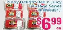 Grant's Foodmart Pinoy delight red n juicy sausage series offer