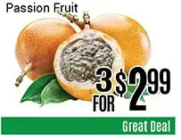 Nations Fresh Foods Passion fruit offer
