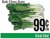Nations Fresh Foods Bok choy sum offer