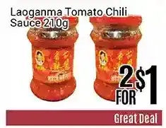 Nations Fresh Foods Laoganma tomato chili sauce offer