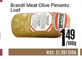 Nations Fresh Foods Brandt meat olive pimento loaf offer