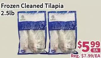 Blue Sky Supermarket Frozen cleaned tilapia offer