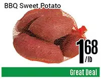 Nations Fresh Foods Bbq sweet potato offer