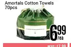 Nations Fresh Foods Amortals cotton towels offer