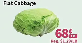 Blue Sky Supermarket Flat cabbage offer