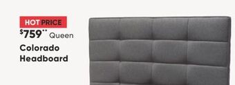 Sleep Country Colorado headboard offer