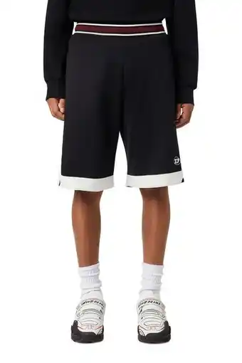 Diesel Sweat shorts with knitted trims offer