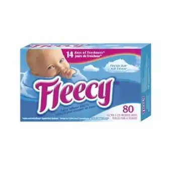 Lowe's Fleecy fresh air fabric softener sheets (80-count) offer