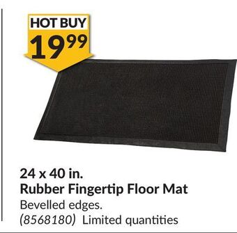 Princess Auto 24 x 40 in. rubber fingertip floor mat offer