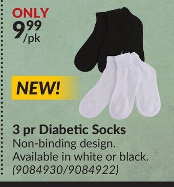 Princess Auto 3 pr diabetic socks offer