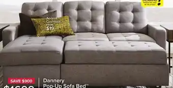 Leon's Dannery Pop-Up Sofa Bed offer