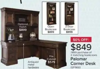 Leon's Palomar Corner Desk offer